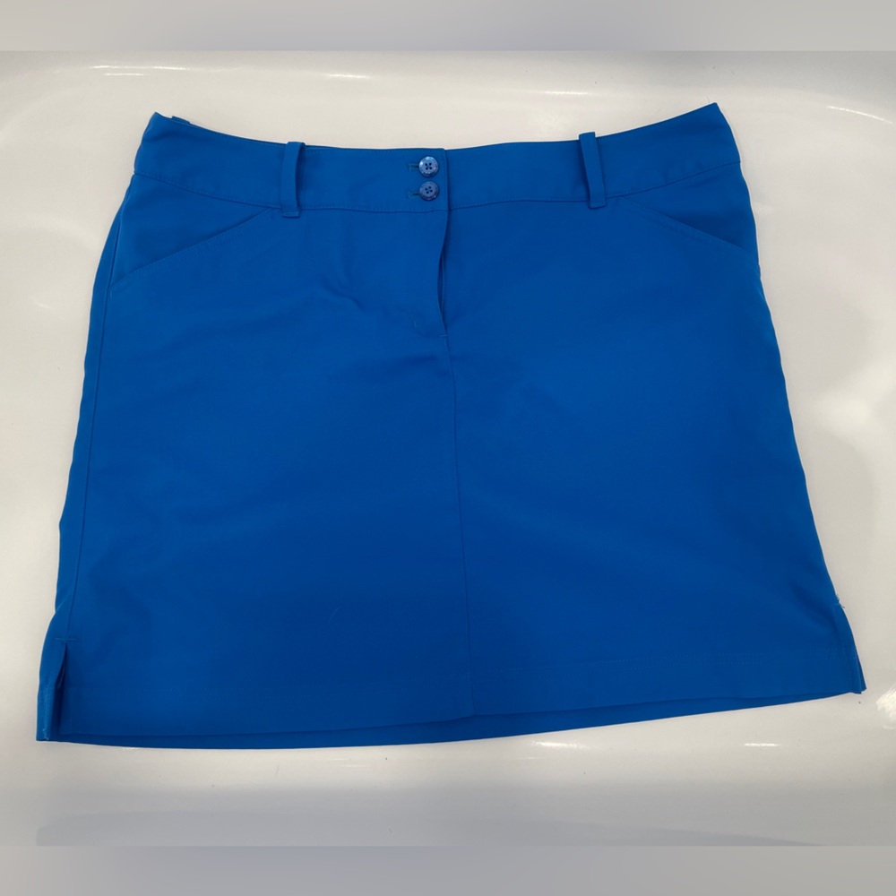 Callaway Opti-Dri Golf Blue Skort with Button Accents Women’s 14